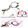 FUREMA Rotating Makeup Reading Glasses Magnifying Single Lens Flexible Eyeglasses One Eye Cosmetic Readers for Women (Color : C, Size : 1.0X) view 3