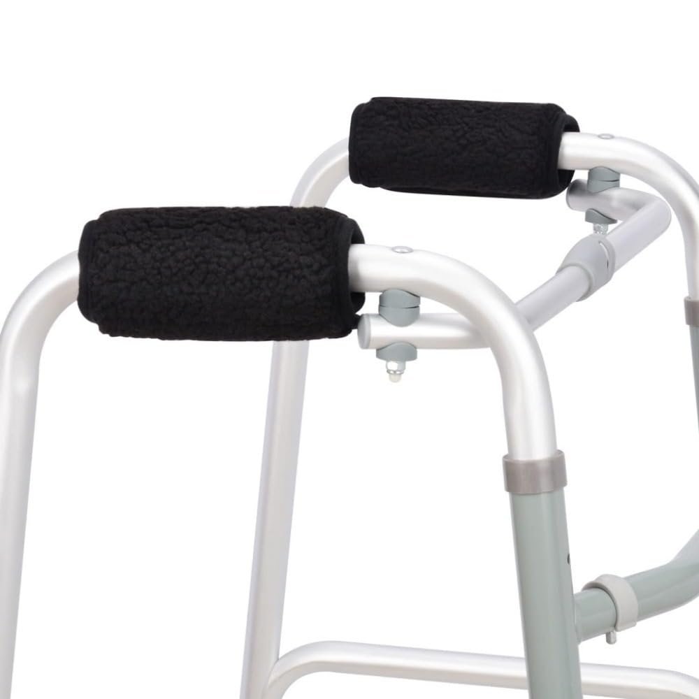 Aendu Crutch Pads-Soft Cushion Padding for Rolling Wheelchair, Walker, Walker accessories, Walker Hand Grips for Seniors, Black