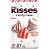 HERSHEY'S KISSES Candy Cane Flavored, Christmas Candy Bulk Bag, 31.67 oz view 1