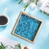 2 LB Deep Blue Crinkle Cut Paper Shred Filler Great for Gift Wrapping, Deep Blue Basket Fillers, Birthday, Gift Wrapping, Anniversary, Halloween Thanksgiving Christmas Party Decor Filling Supplies view 4