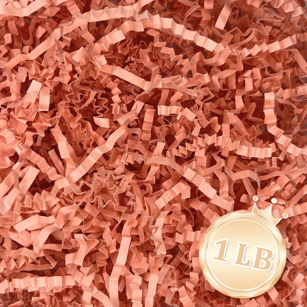 1 LB Dark Pink Crinkle Cut Paper Shred Filler Great for Gift Wrapping, Dark Pink Basket Fillers, Birthday, Gift Wrapping, Anniversary, Halloween Valentine's Day Christmas Party Decor Filling Supplies