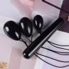 KAKAYE 4PCS Natural Black Obsidian Yoni Egg Set Massage Wand Women Exerciser Jade Eggs Body Massager Crystal Kegel Balls(Drilled Set No Box) view 2