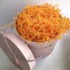 Zankubom 2 LB Orange Crinkle Cut Paper Shred Filler Great for Gift Wrapping, Basket Fillers, Birthday, Gift Wrapping, Anniversary, Halloween Thanksgiving Christmas Party Decor Filling Supplies view 2