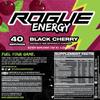 Rogue Energy Energy Drink Powder for Long Gaming Hours - Energy Powder for Mental Focus - Sugar & Gluten Free - Gaming Supplement with Caffeine & Vitamins - Made in USA (Black Cherry - 40 Servings) view 2