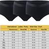 Incontinence Care Trousers, Incontinence Pants Women, 3 Pieces Washable Urinary Incontinence Panties, Incontinence Care with Leak Proof Absorbent Zone, 4-Layer Physiological Pants ( Size : 3XLarge ) view 2