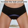 Incontinence Care Trousers, Incontinence Pants Women, 3 Pieces Washable Urinary Incontinence Panties, Incontinence Care with Leak Proof Absorbent Zone, 4-Layer Physiological Pants ( Size : 3XLarge ) view 4