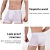 QIUFANGM Men's Incontinence Boxer Briefs Underwear, Washable Urinary Incontinence Cotton Boxer Brief Underwear for Men, Washable Reusable Leakproof Incontinence Pants (Size : XXXLarge) view 2