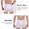 QIUFANGM Men's Incontinence Boxer Briefs Underwear, Washable Urinary Incontinence Cotton Boxer Brief Underwear for Men, Washable Reusable Leakproof Incontinence Pants (Size : XXXLarge) view 3