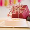 UXYOKM 1Pc Bride to Be Cake Topper Glitter Bridal Shower Cake Pick with Diamond Ring for Wedding Engagement Bachelorette Party Cake Decorations Supplies view 2