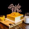 UXYOKM 1Pc Bride to Be Cake Topper Glitter Bridal Shower Cake Pick with Diamond Ring for Wedding Engagement Bachelorette Party Cake Decorations Supplies view 4