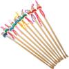 10 Pcs Bamboo Ear Cleaner Ear Picker with Cute Doll Decor, for Adult Children Ear Care, Ear Wax Remover Cleaning Tool view 1