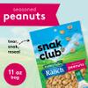 Snak Club Peanuts with Hidden Valley Ranch Seasoning, Roasted Nuts, Gluten-Free and Kosher Snack, 11 oz Resealable Bag view 3