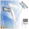 RRRYYYZZ Spray Window Squeegee with Extension Pole with Sewage Collector and 3 Pads, 4 in 1 Window Squeegee for Home with Extension Pole Car Squeegee for Indoor/Outdoor Windows,Car Glass view 1