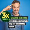 3X Formula Natural Prostate Health Supplements for Men - Saw Palmetto Reduce Nighttime Bathroom Trips + Hair Growth/Hair Loss Prevention, 2-Mons (60 Count (Pack of 1)) view 4
