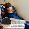 Aneco 50 Pieces Blindfolds Sleep Mask Bulk Eye Mask Shade Cover Blindfolds for Party Games with Nose Pad and Adjustable Strap for Travel Sleep Party Supplies, Black view 4