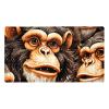 Non Slip Bathtub Mat Printing Monkey I Bathroom Shower Tub Mats with Suction Cups and Drain Holes for Kids and Adults 15.7x27.9 in view 1