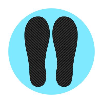 Reofay Kids Carbon Fiber Insole to Correct Children's Tip Toe Walking, Rigid Shoe Insert for Healthy Walking Habits, Plantar Fasciitis and Pain Relief, 2 Youth, 207mm, 1 Pair