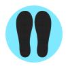 Reofay Kids Carbon Fiber Insole to Correct Children's Tip Toe Walking, Rigid Shoe Insert for Healthy Walking Habits, Plantar Fasciitis and Pain Relief, 2 Youth, 207mm, 1 Pair view 1