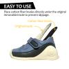 Reofay Kids Carbon Fiber Insole to Correct Children's Tip Toe Walking, Rigid Shoe Insert for Healthy Walking Habits, Plantar Fasciitis and Pain Relief, 2 Youth, 207mm, 1 Pair view 3