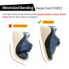 Reofay Kids Carbon Fiber Insole to Correct Children's Tip Toe Walking, Rigid Shoe Insert for Healthy Walking Habits, Plantar Fasciitis and Pain Relief, 2 Youth, 207mm, 1 Pair view 4
