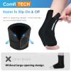 Comfitech Ankle Ice Pack Wrap Sleeve with Large Opening, Reusable Gel Cold Pad for Foot and Heel, X-Large view 2