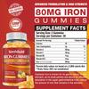 2 Pack Vegan 80MG Iron Supplement Gummies for Women & Men - Vitamin A, C, B for Adults & Kids - Blood & Builder & Energy Support for Iron Deficiency, Anemia, 120 Counts Pineapple Flavor Gummies view 2