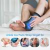 Comfitech Ankle Ice Pack Wrap Sleeve with Large Opening, Reusable Gel Cold Pad for Foot and Heel, Large view 3