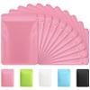 Funfery 100 Pack Pink Mylar Packaging Bags Resealable Bags Double Sided Color Odor Proof Pouch Baggies Smell Proof Foil Bag for Food Storage,Small Business(Pink,3.5x6.3inch) view 1