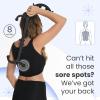 Ranarose Deep Tissue Back & Neck Massager - Back Massager Stick for Pain Relief, Muscle Knot Remover, Trigger Point Massage Tool for Full Body, Shoulders, Legs - Pressure Point Massage Tool (Black) view 3