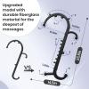 Ranarose Deep Tissue Back & Neck Massager - Back Massager Stick for Pain Relief, Muscle Knot Remover, Trigger Point Massage Tool for Full Body, Shoulders, Legs - Pressure Point Massage Tool (Black) view 4