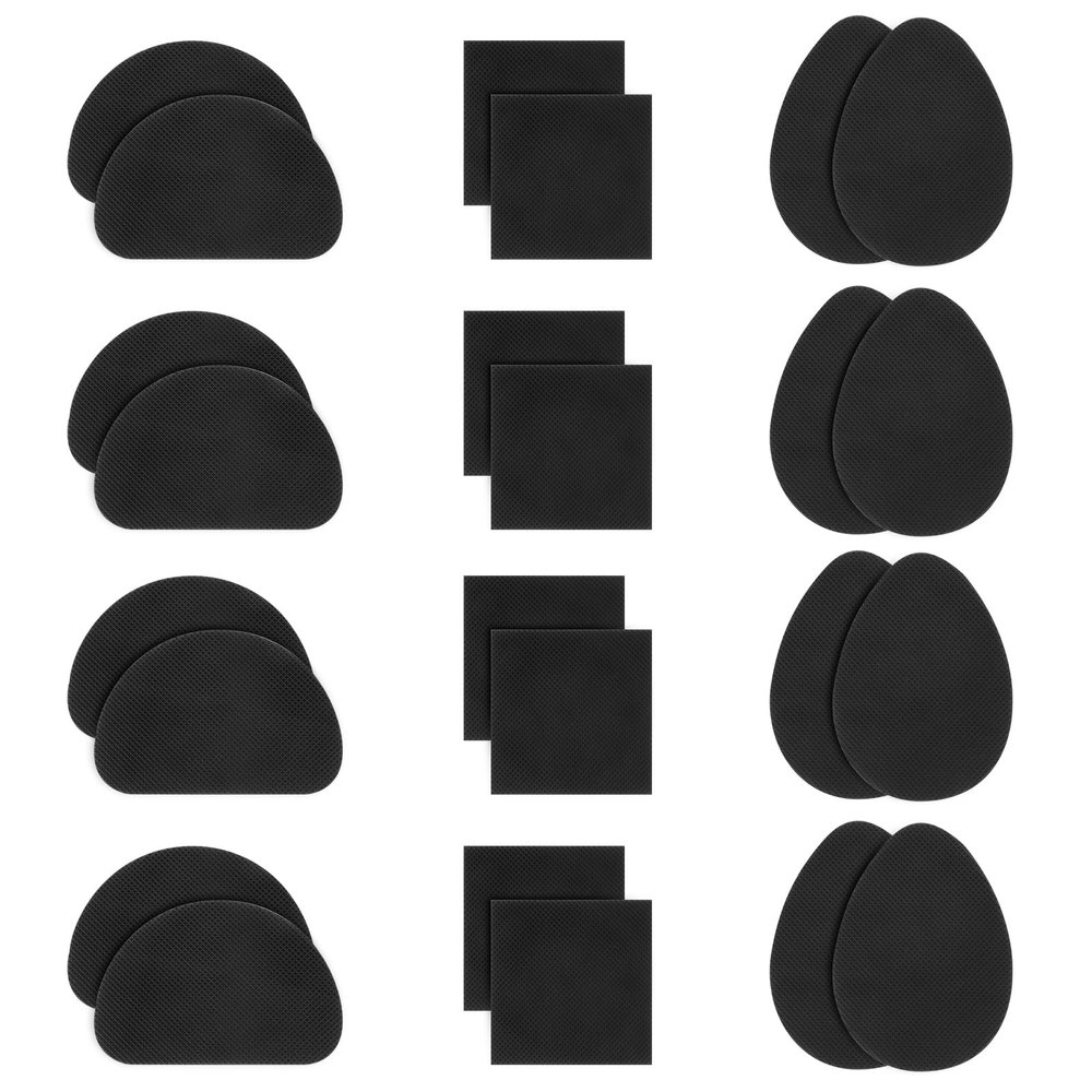 12 Pair Non Slip Shoe Pads, Shoe Grips on Bottom of Shoes, Sole Protector for Sneakers Shoes, Sole Repair Shoe Bottom Protector Self-Adhesive Non Slip Pads for Heels for Women