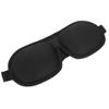 3D Soft Sleeping Eye Mask Shield Rest Sleep Eyepatch Travel Aid Black Sponge view 1