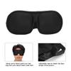 3D Soft Sleeping Eye Mask Shield Rest Sleep Eyepatch Travel Aid Black Sponge view 4