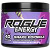 Rogue Energy Clean Energy Drink, Refreshing Energy Drink Mix with B12 Vitamins, Nootropics, Electrolytes, Sugar-Free, Made in USA (Grape Popsicle - 40 Servings) view 1
