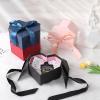 1 PCS Gift Boxes with Lids for Present, Valentine's Day Flower Boxes, Heart Shaped Flower Boxes for Bridesmaid, Proposal, Wedding, Birthday, Showers(red) view 3