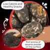 Rice Puff Snack Funwari Meijin  Melt-in-Your-Mouth Black Sesame Flavored Rice Snack | 100% Japanese Rice & Kurogoma (1 pack, Black Sesame) | Product of Japan view 3