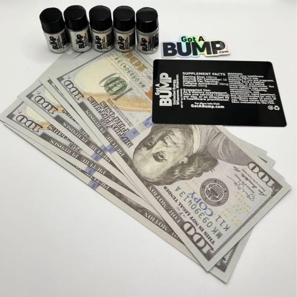 GotABUMP.com Got A Bump - 1g Container (500mg Caffeine Per Vial) (Starter Bundle)