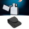 Lighter Bag PU Scratch Lighter Waist Case Compact Versatile with Magnetic Buckle for Outdoor Use (Black) view 3
