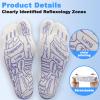 BIRDDIE Acupressure Reflexology Socks Physiotherapy Massage Relieve Tired Feet Reflexology Socks with Massage Tools for Women and Men (Women) view 3