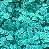 10gram Green Flowers Polymer Clay Slices 6mm, Green Flowers Polymer Clay Sprinkle, Green Flowers Sprinkles, Nail Art Faux Craft, DIY Crafts view 1