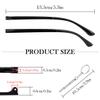 DOERDO 1 Pair Glasses Replacement Arms, Universal Glasses Legs, with Repair Tools, Screws, Brilliant Black view 2