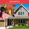 6-24 FT Cobweb Duster with Extension Pole, 30 FT High Reach Spider Web Brush with Telescopic Pole, Extendable Duster with 2 Outdoor Cobweb Brushes, Duster for High Ceiling view 4