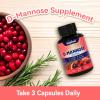 EAZGOO D-Mannose Supplement 1000mg Capsules with Cranberry, Vitamin C, Hibiscus & Dandelion Extract, Support Urinary Health, D Mannose & Cranberry Capsules, 90 Count(Pack of 2) view 3