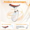 ayattecy Portable Neck and Face Massager, Multifunctional Facial Massage Tool, 7 Color Led Face Neck Massager for Skin Care Routine at Home, Easy to Use view 2