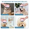 Ankilo Upgraded Handheld Pet Massager for Dogs and Cats, Electric Cat Dog Massager, with 4 Rotatable Massage Heads, Three Modes, for Relieving Tight Stiffness Muscles, Promote Bonding view 2