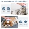 Ankilo Upgraded Handheld Pet Massager for Dogs and Cats, Electric Cat Dog Massager, with 4 Rotatable Massage Heads, Three Modes, for Relieving Tight Stiffness Muscles, Promote Bonding view 3