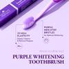 HIMALAYA PINKSALT Purple Toothbrush - Purple Indicater Medium Toothbrushes for Adults, Plaque Remover for Teeth, Tapered Bristles Gentle on Teeth and Gum, Deep Clean Toothbrush view 2