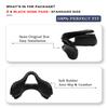 2 Pieces Regular Size Replacement Nose Piece Nose Pads for Oakley M2 Frame OO9212 OO9254/M2 Frame XL OO9343 OO9345 Sunglasses Frame, Black view 3