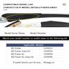 2 Pieces Regular Size Replacement Nose Piece Nose Pads for Oakley M2 Frame OO9212 OO9254/M2 Frame XL OO9343 OO9345 Sunglasses Frame, Black view 4
