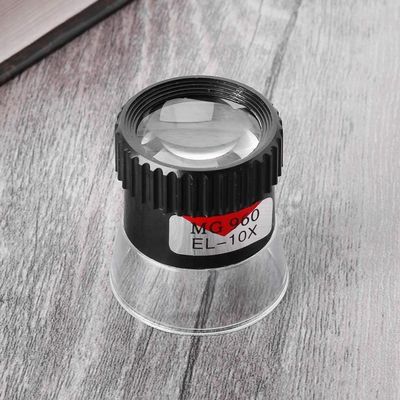 1Pc10X Black Monocular Magnifying Glass Loupe Lens Map Eye Magnifier Jewelry Repair ToolSmall Size and Easy to Carry,Magnifiers,Health and Household,Visual Impairment Aids